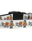 Pet Dog & Cat Nylon Collar or Leash, "Happy Thanksgiving"