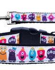 Pet Dog & Cat Nylon Collar or Leash, "Monsters"