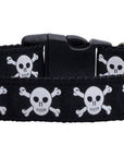 Pet Dog & Cat Nylon Collar or Leash, "Skulls"