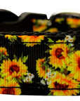 Pet Dog & Cat Nylon Collar or Leash, "Sunflowers"