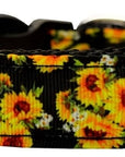 Pet Dog & Cat Nylon Collar or Leash, "Sunflowers"