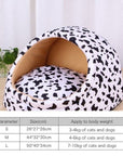 Pet Dog House Winter Warm Mat Breathable Cave Basket Soft Pet Sofa