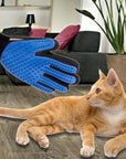 Pet Grooming Gloves Dog Brush Mitts Deshedding Hair Removal Massage