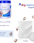 Pet Wipes with free cotton swabs