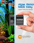 Flipper Pico Black 2-in-1 Aquarium Magnet Cleaner