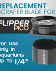 Flipper Pico 2 in 1 Aquarium Magnet Cleaner Replacement Blades 4 Pack