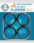 Flipper Pico 2 in 1 Aquarium Magnet Cleaner Replacement Blades 4 Pack