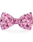 Pink Cheerios Dog Bow Tie