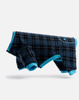 Plaid Dog Pajama - Blue