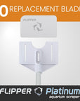 Flipper Platinum Algae Scraper Replacement Blades 10 Pack