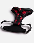 Poplin Dog Harness - Red Plaid