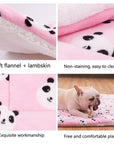 Portable Pet Dog Bed Blankets Washable Puppy Blanket Pad Winter Warm