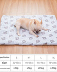 Portable Pet Dog Bed Blankets Washable Puppy Blanket Pad Winter Warm