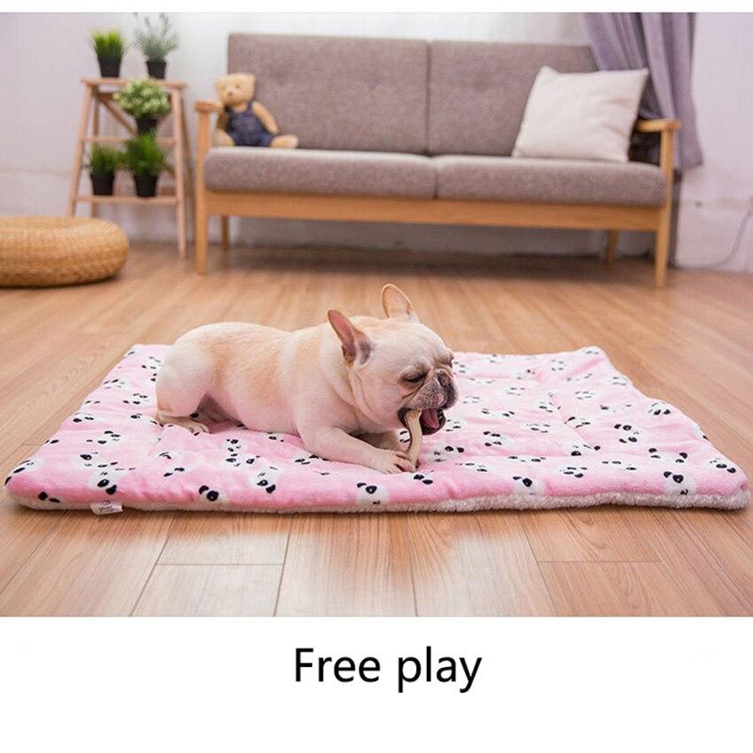 Portable Pet Dog Bed Blankets Washable Puppy Blanket Pad Winter Warm