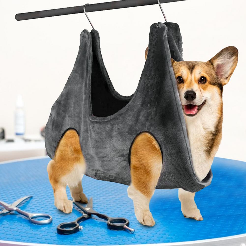 Portable Pet Dog Cat Grooming Hanging Hammock Harness Breathable Groom