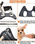 Portable Pet Dog Cat Grooming Hanging Hammock Harness Breathable Groom