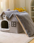 Removable Roof Plush Pet House