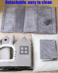 Removable Roof Plush Pet House