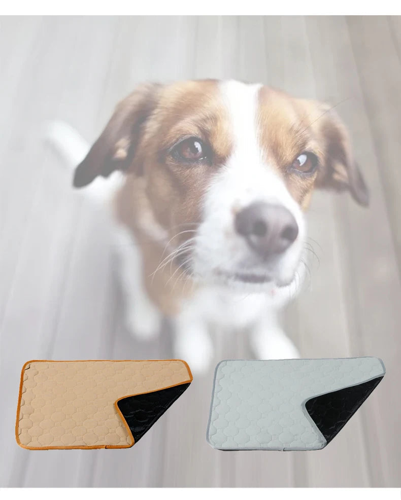 Reusable Pet Diaper Mat for Dogs Training Pee Pads Washable Dog Bed