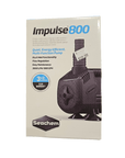 Image of the Seachem - Impulse 800 gph Pump packaging. Key features include quiet operation, energy efficiency, flow regulation, and easy maintenance with a capacity of 3000 L/H. It is backed by a warranty of 3+2 years and is priced at $100.99.