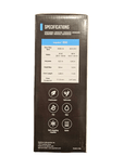 The image features a product box with specifications for the Seachem - Impulse 800 gph Pump. It displays details such as maximum flow rate, power, maximum head, and hose connector size. The icons suggest it is compatible with freshwater and saltwater environments, can operate in both dry and wet conditions, and includes self-cleaning capabilities.