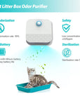 Smart Cat Odor Purifier for Cat Litter Box Deodorizer Dog Air Cleaner