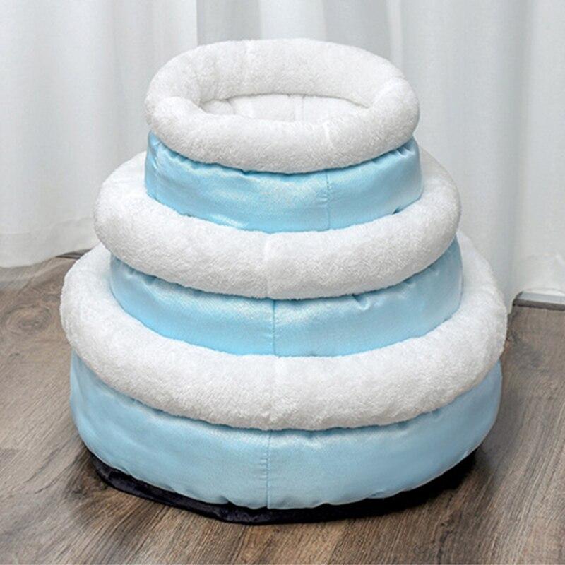 Soft Pet Bed Dog Cat House Puppy Kennel Winter Warm Nest Sofa Cushion