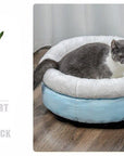 Soft Pet Bed Dog Cat House Puppy Kennel Winter Warm Nest Sofa Cushion