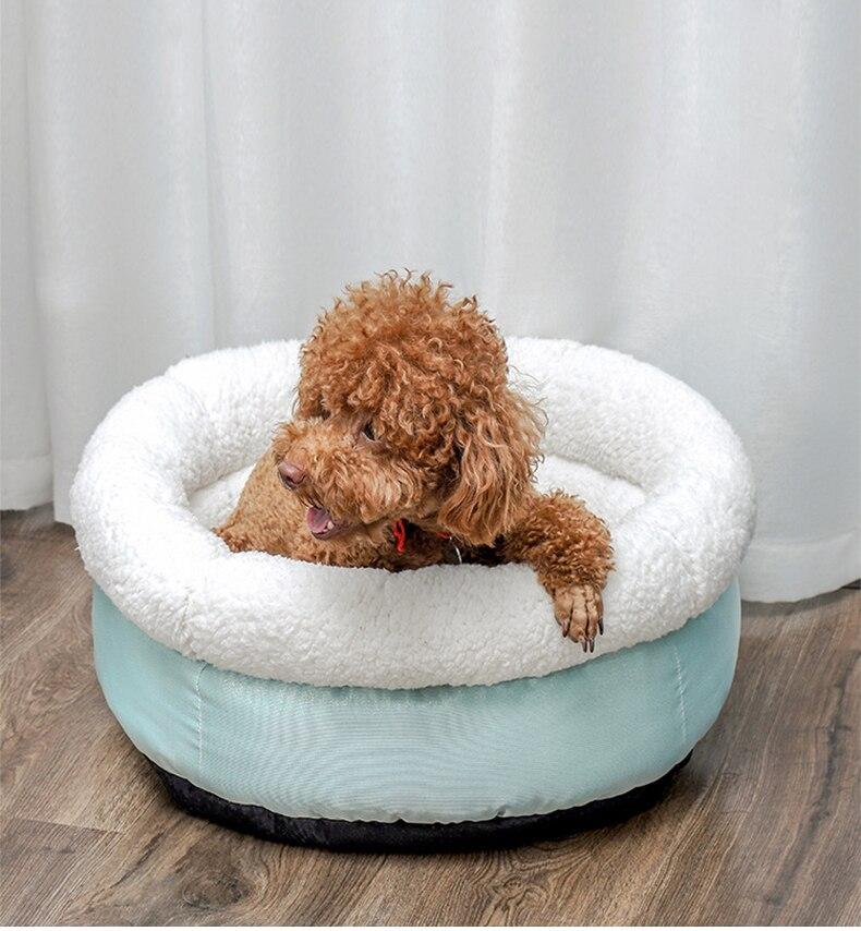 Soft Pet Bed Dog Cat House Puppy Kennel Winter Warm Nest Sofa Cushion