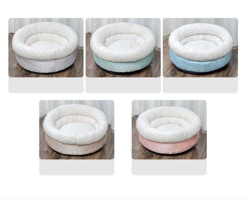 Soft Pet Bed Dog Cat House Puppy Kennel Winter Warm Nest Sofa Cushion