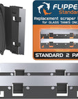 Flipper Standard Stainless Steel Replacement Blades 2 Pack