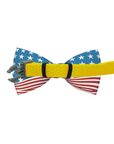 The Flag USA America Dog Bow Tie