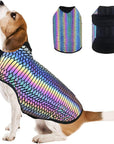 The Lumination Holographic Dog Vest