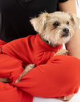 Thermal Dog Pajama - Red