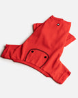 Thermal Dog Pajama - Red