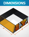 Top Down Viewer Clownfish - 8" panel