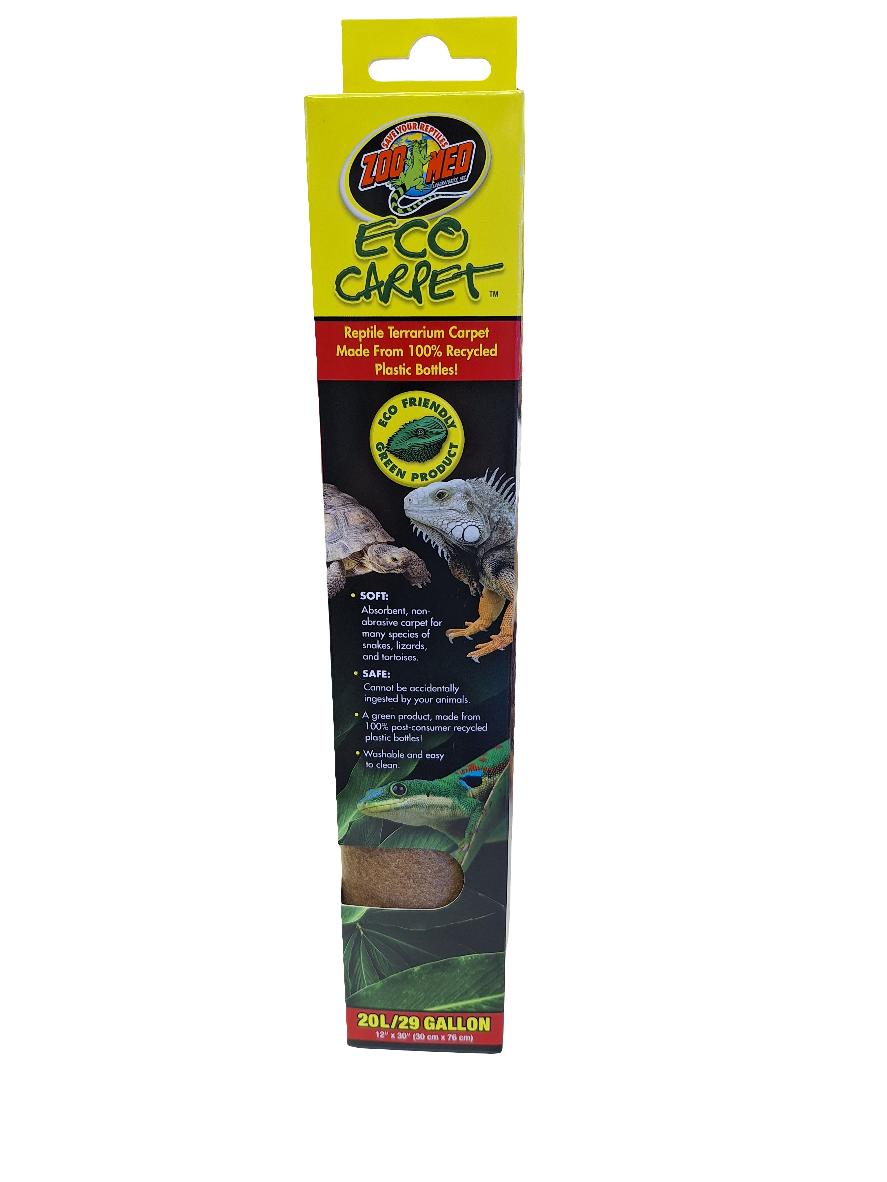 ZooMed EcoCarpet 12&quot; X 30&quot; Brown