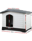 i.Pet Dog Kennel Extra Large Pet Dog House 98cm x 68.5cm x 68cm