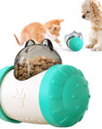 Dog Cat Toy Pet Tumbler Slow Food Leaking Ball Swing Leaking Food Toy