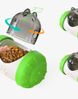 Dog Cat Toy Pet Tumbler Slow Food Leaking Ball Swing Leaking Food Toy