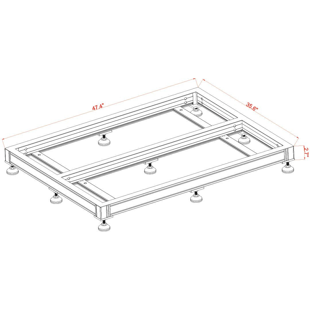 Innovative Marine - EXT 150 Gallon Lagoon Aquarium Complete Reef System (Made to Order)