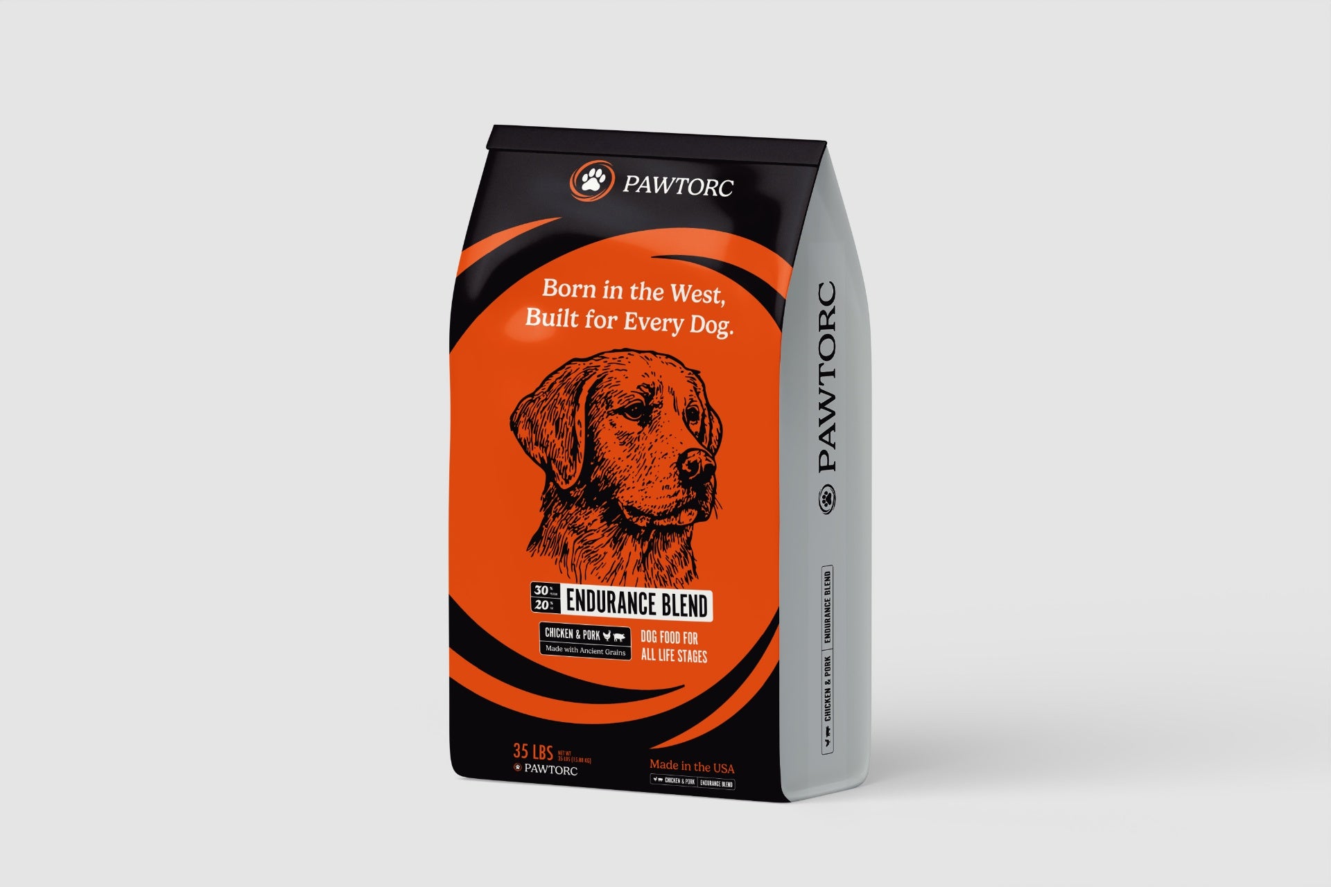 Endurance Blend - Dog Food • Chicken Meal &amp; Pork Meal with Ancient Grains
30/20 Protein/Fat • 35 lb