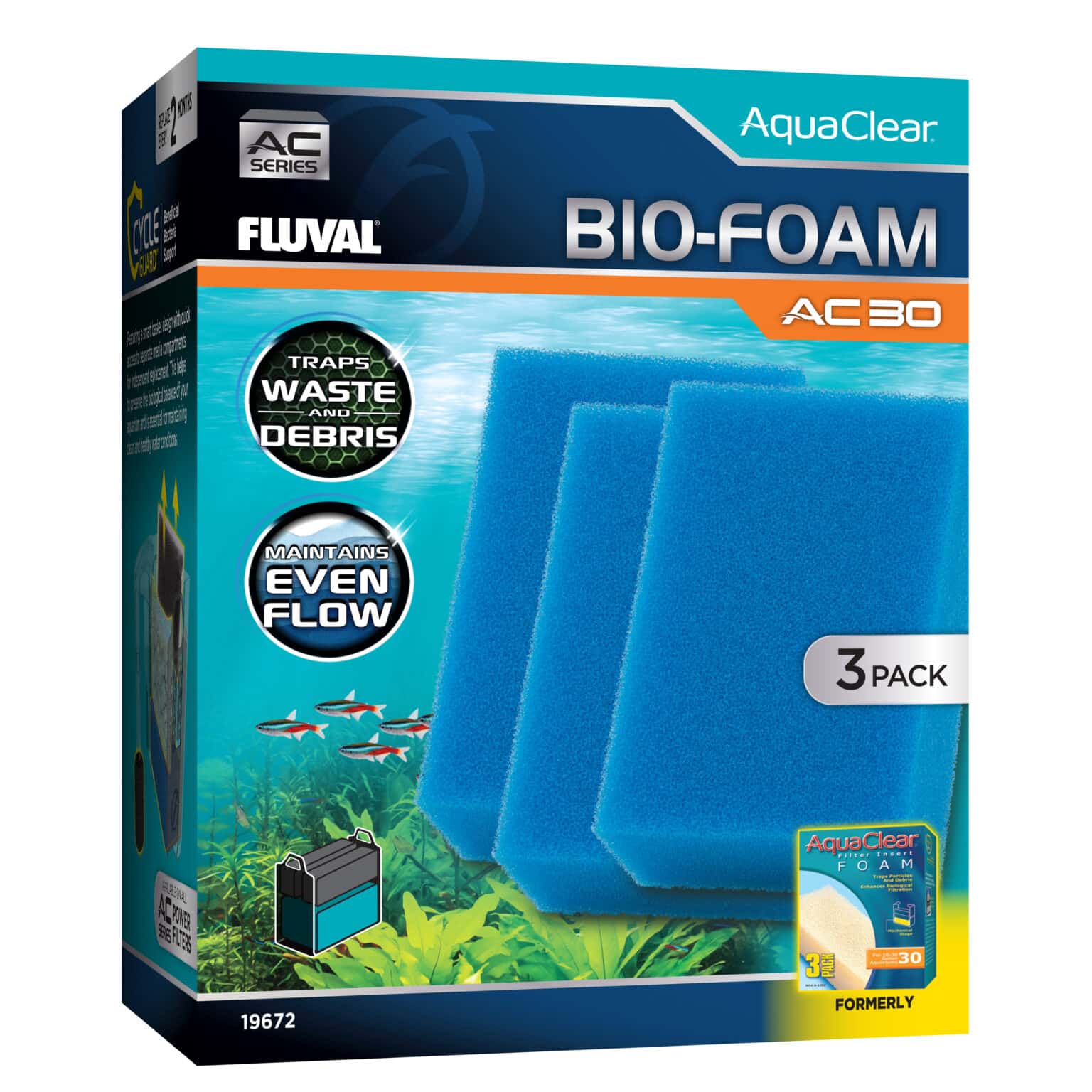 Fluval - AC30 Bio-Foam - 3 Pack
