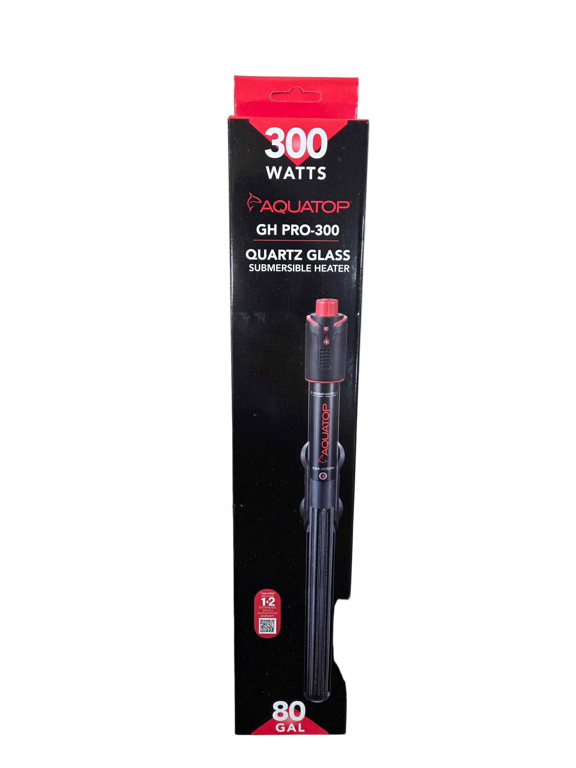 Aquatop - 300 Watt Quartz Glass Submersible Heater - up to 80 gallons