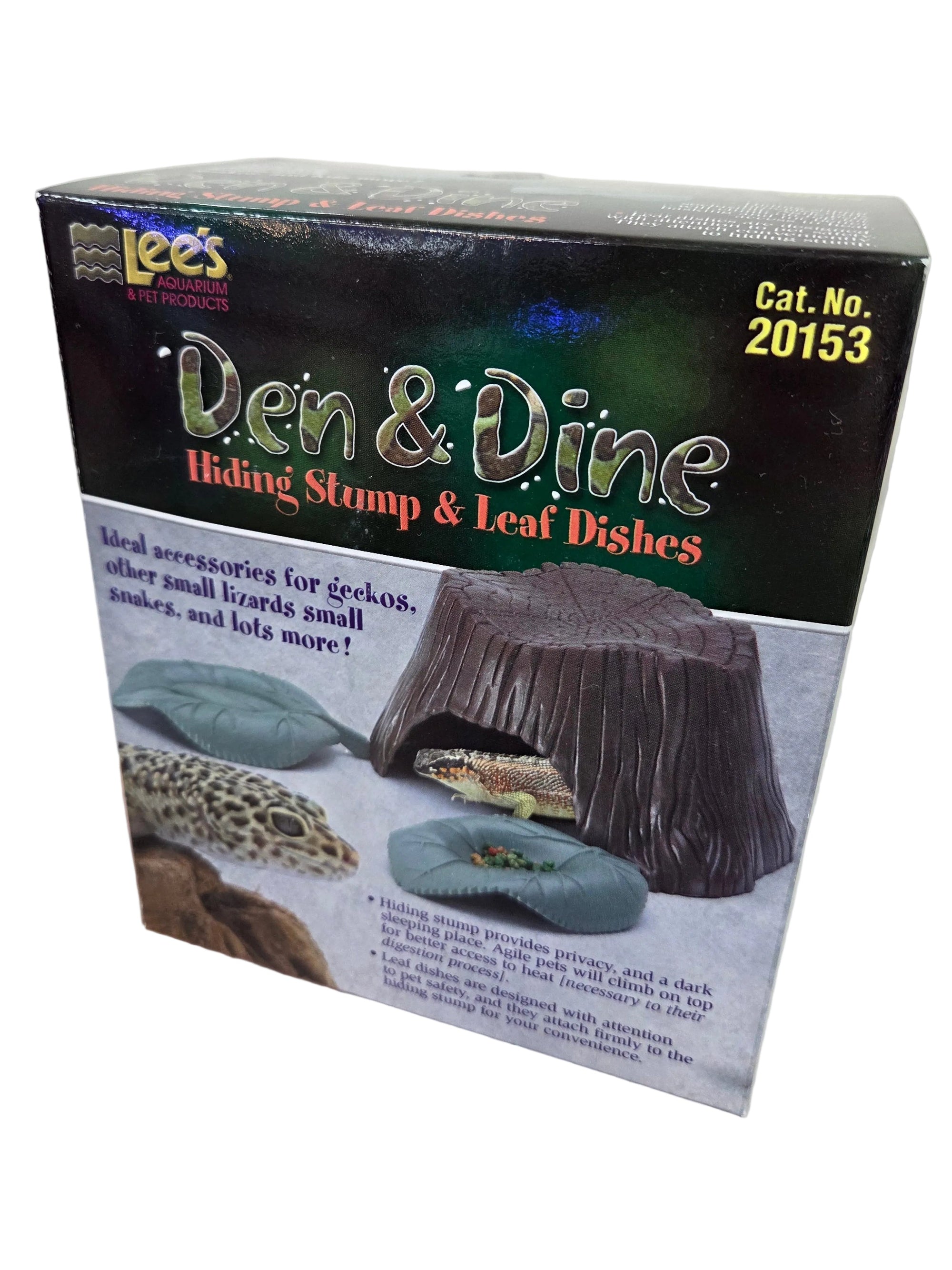 Lee's - Den &amp; Dine Stump Hide with Leaf Bowls