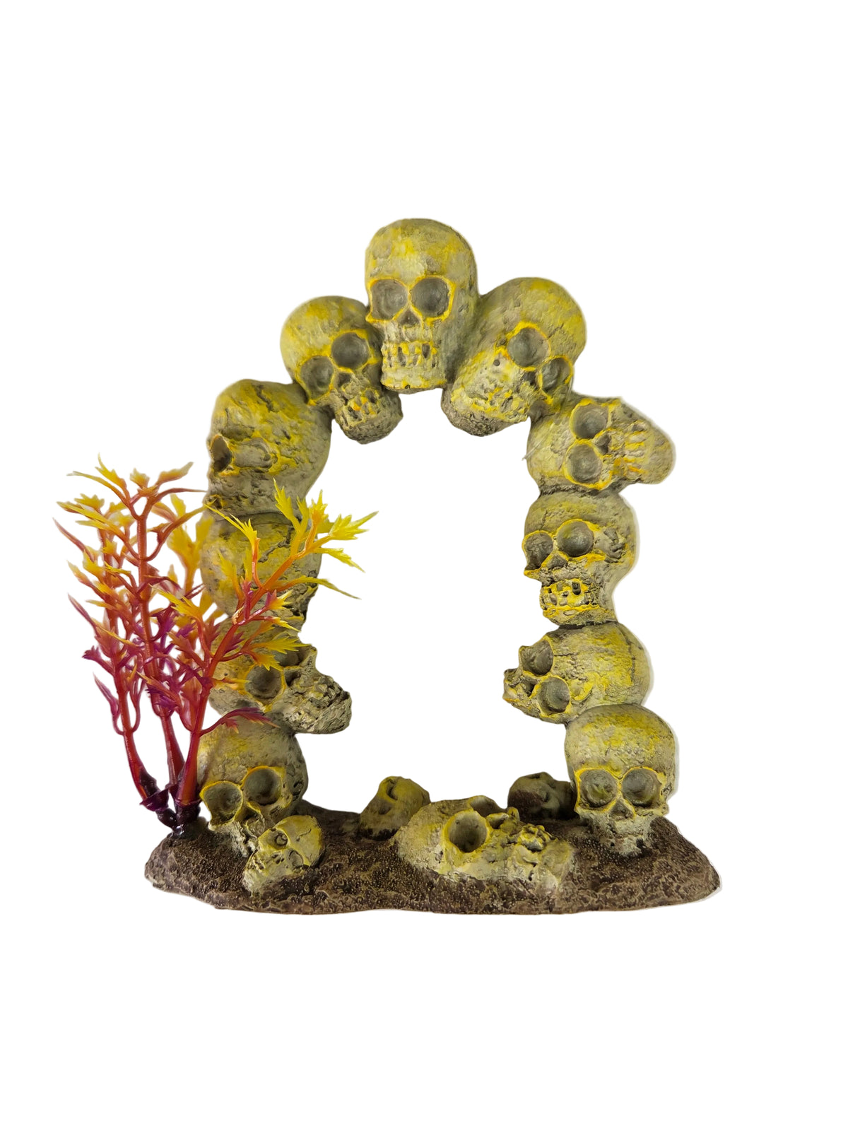 Aquatop - Glowing Skull Arch Aquarium Decor