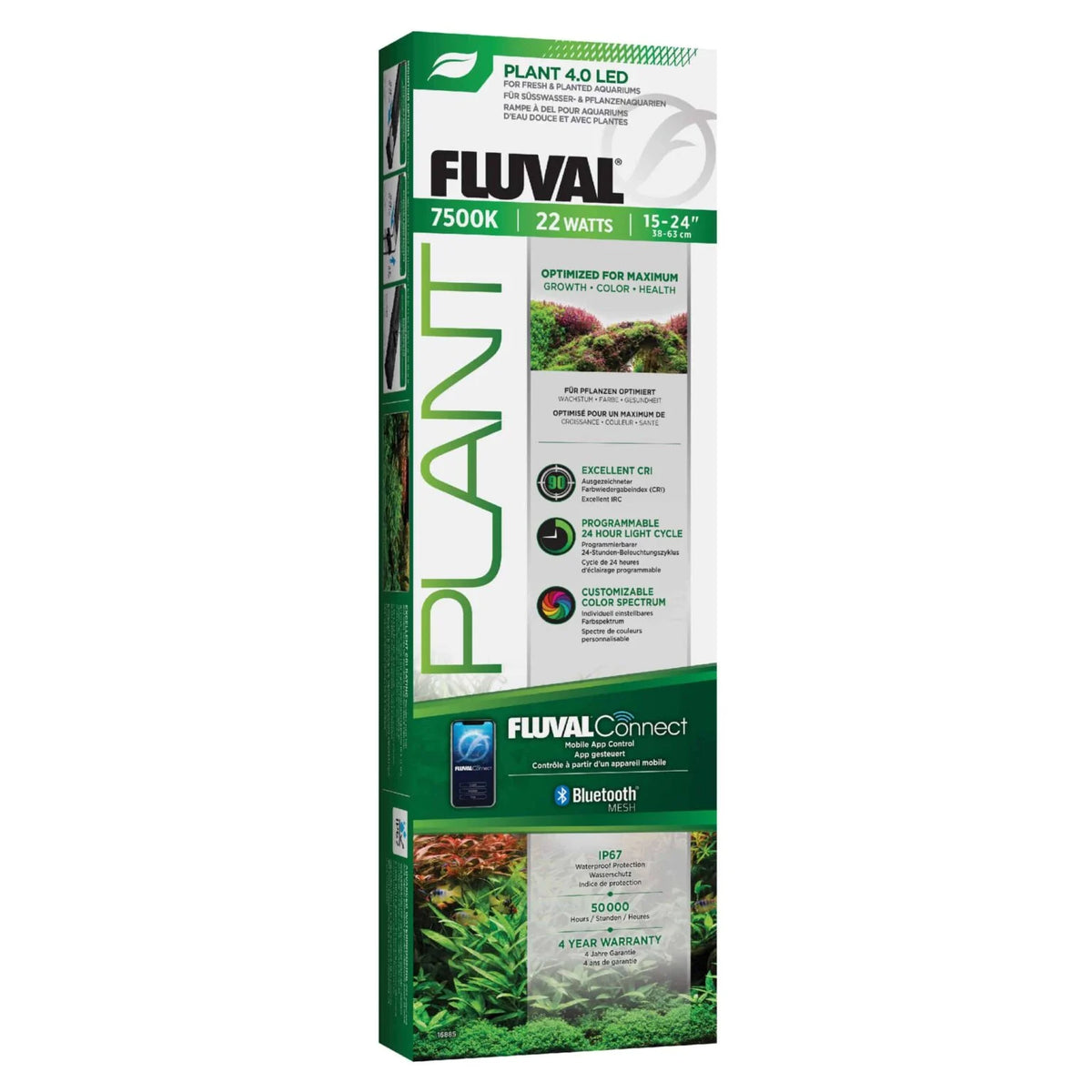 Fluval - Plant 4.0 LED, 22W, 15-24″ / 38-63 cm