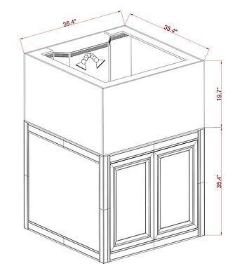 Innovative Marine - INT 112 Gallon Lagoon Aquarium Complete Reef System (Made to Order)