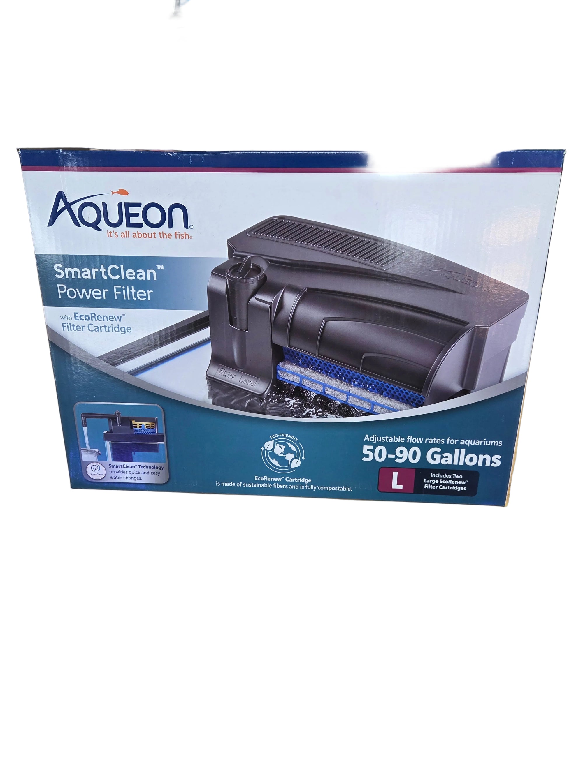 Aqueon - Smart Clean Power Filter - 50-90 gallons