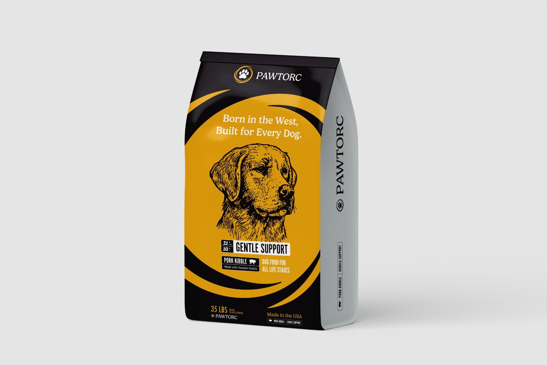 Pawtorc - Dog Food • Pork Kibble - Gentle Support
21/10 Protein/Fat • 35 lb